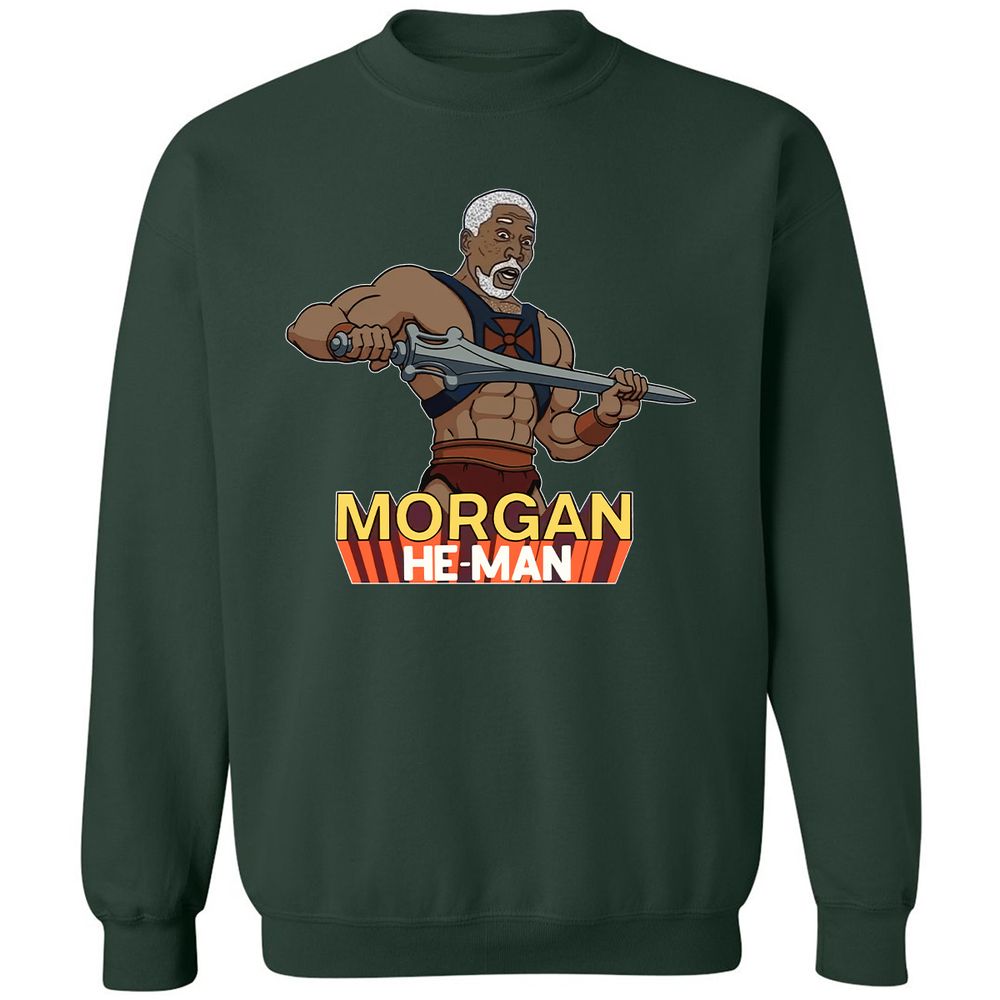 Classic Unisex Sweatshirt - X64Z7Q5Z - Forest Green - 4