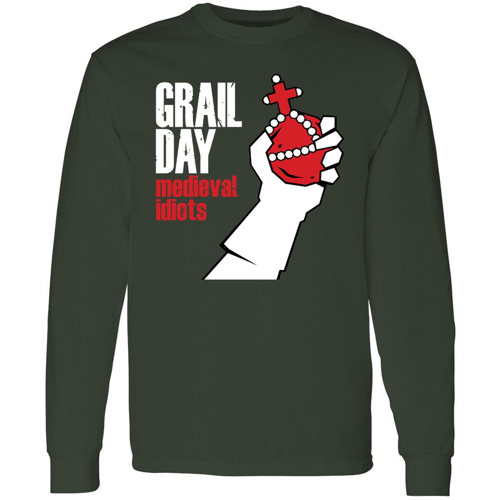 Long Sleeve T-Shirt - GFKMU6JW - Forest Green - 4