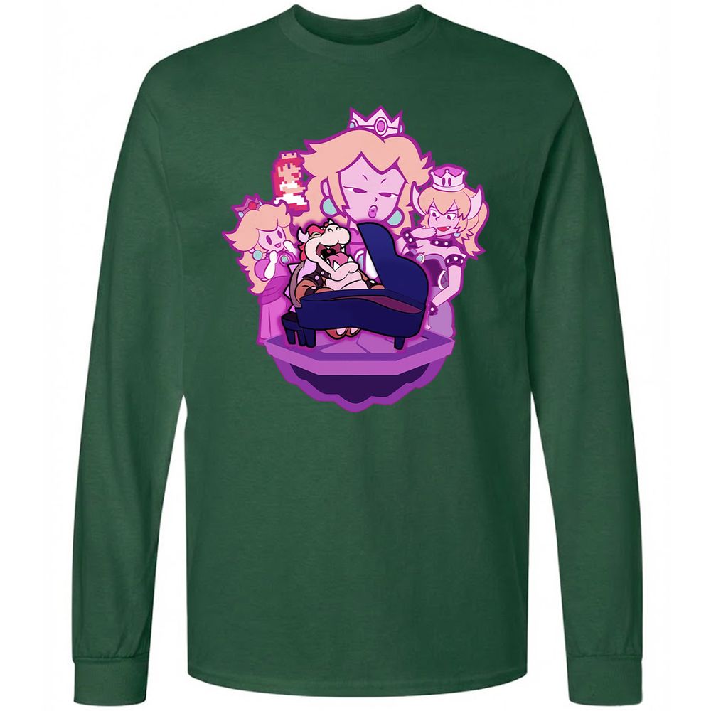 Long Sleeve T-Shirt - 7TN4J4SQ - Forest Green - 4