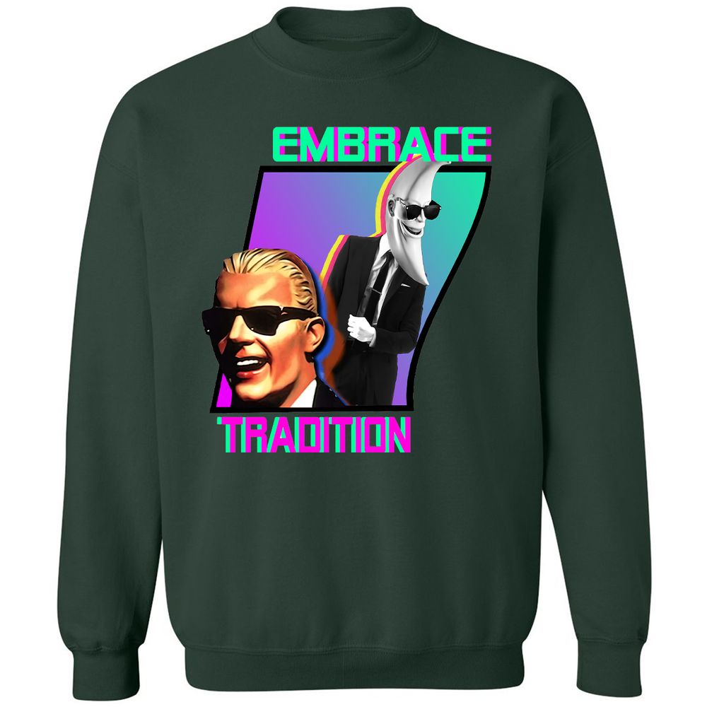 Classic Unisex Sweatshirt - VMEHGE5Q - Forest Green - 4