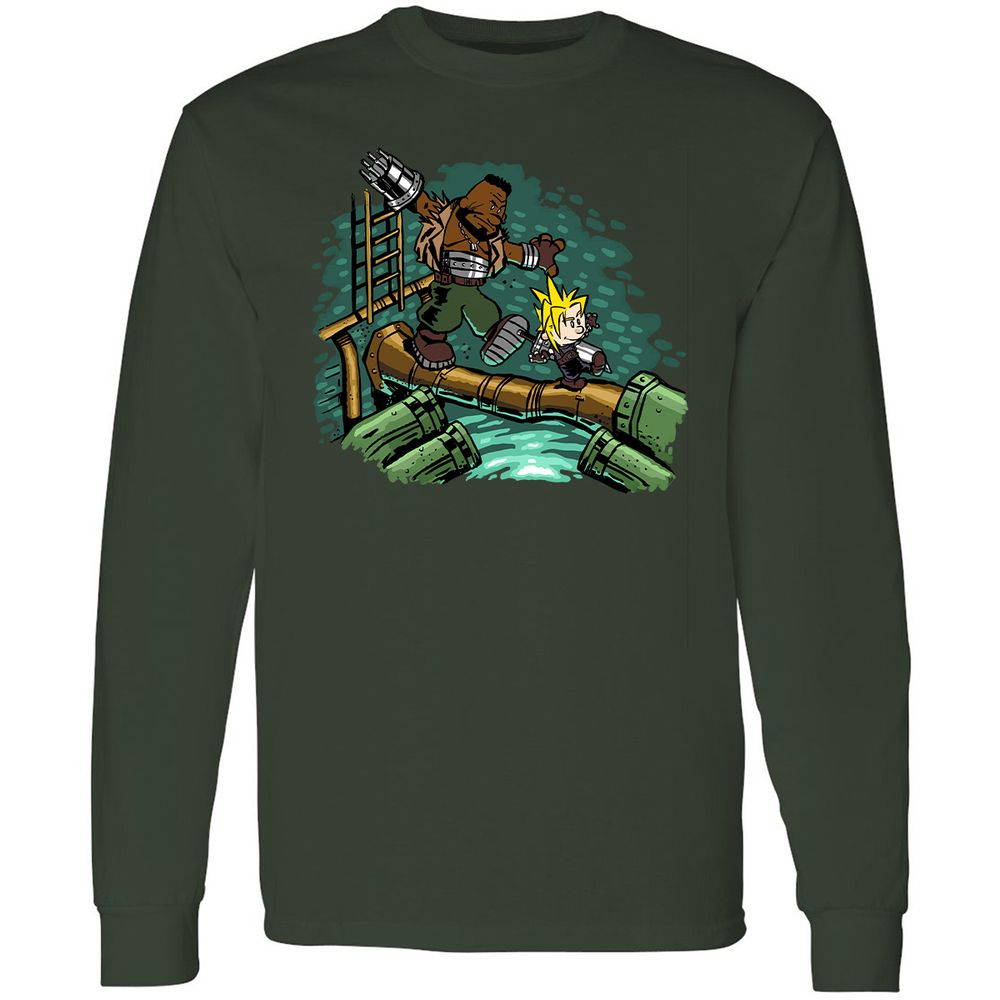 Long Sleeve T-Shirt - 4ZWFUU8Z - Forest Green - 4