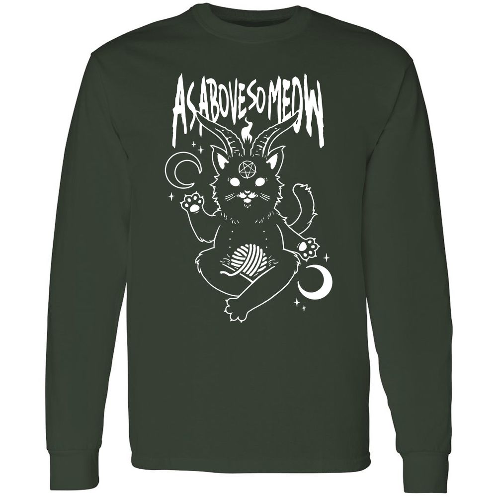 Long Sleeve T-Shirt - Q7L19YLF - Forest Green - 4