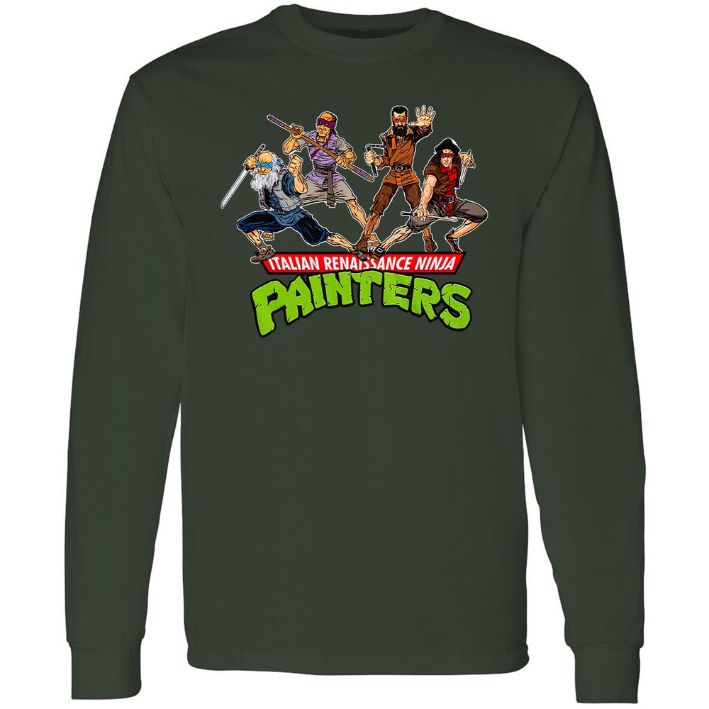 Long Sleeve T-Shirt - FDGGZ4P7 - Forest Green - 4
