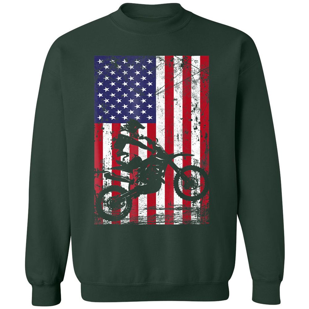 Classic Unisex Sweatshirt - LAE7QP2X - Forest Green - 4