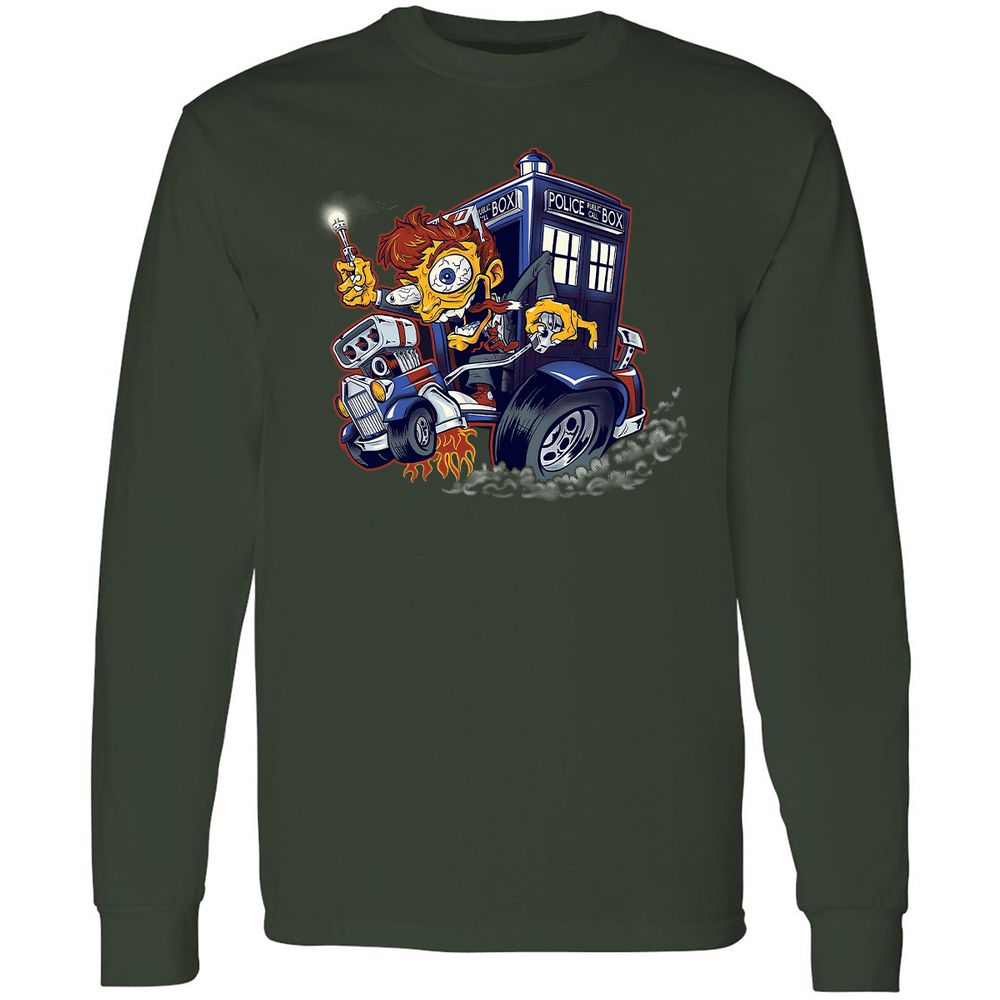 Long Sleeve T-Shirt - L6JUGJME - Forest Green - 4