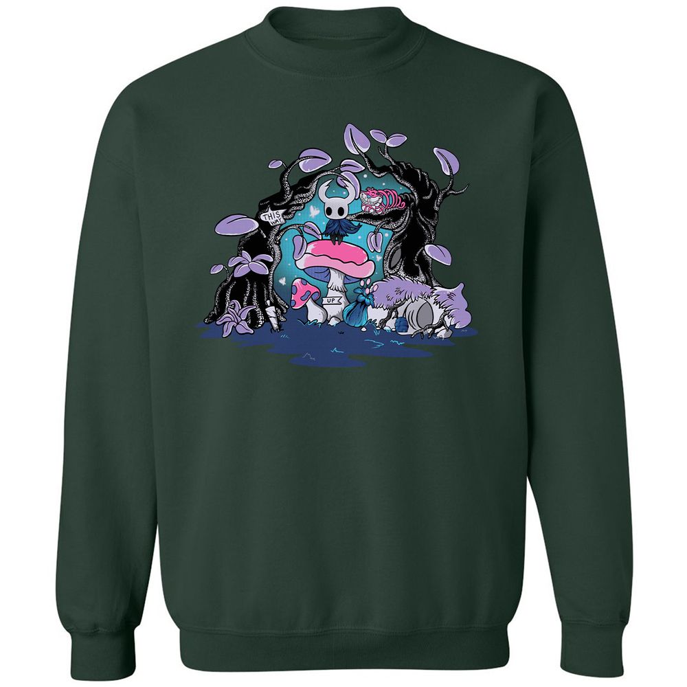Classic Unisex Sweatshirt - R7AK8T3S - Forest Green - 4
