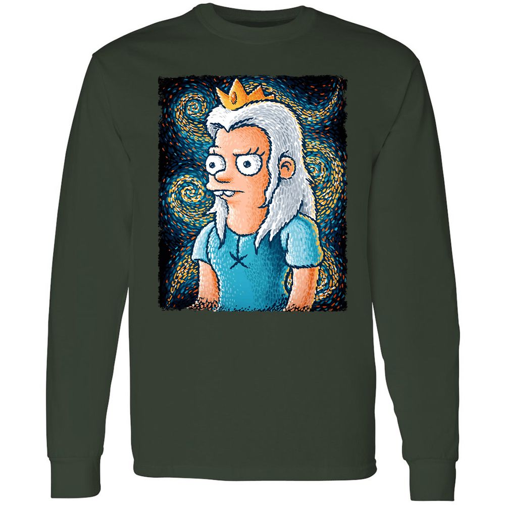 Long Sleeve T-Shirt - RHXNVB3C - Forest Green - 4