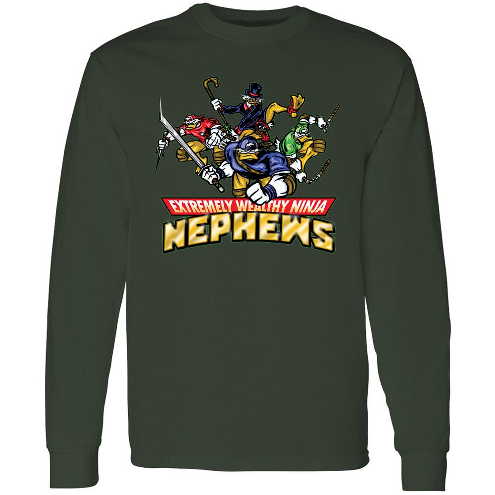 Long Sleeve T-Shirt - RX59QF3A - Forest Green - 4