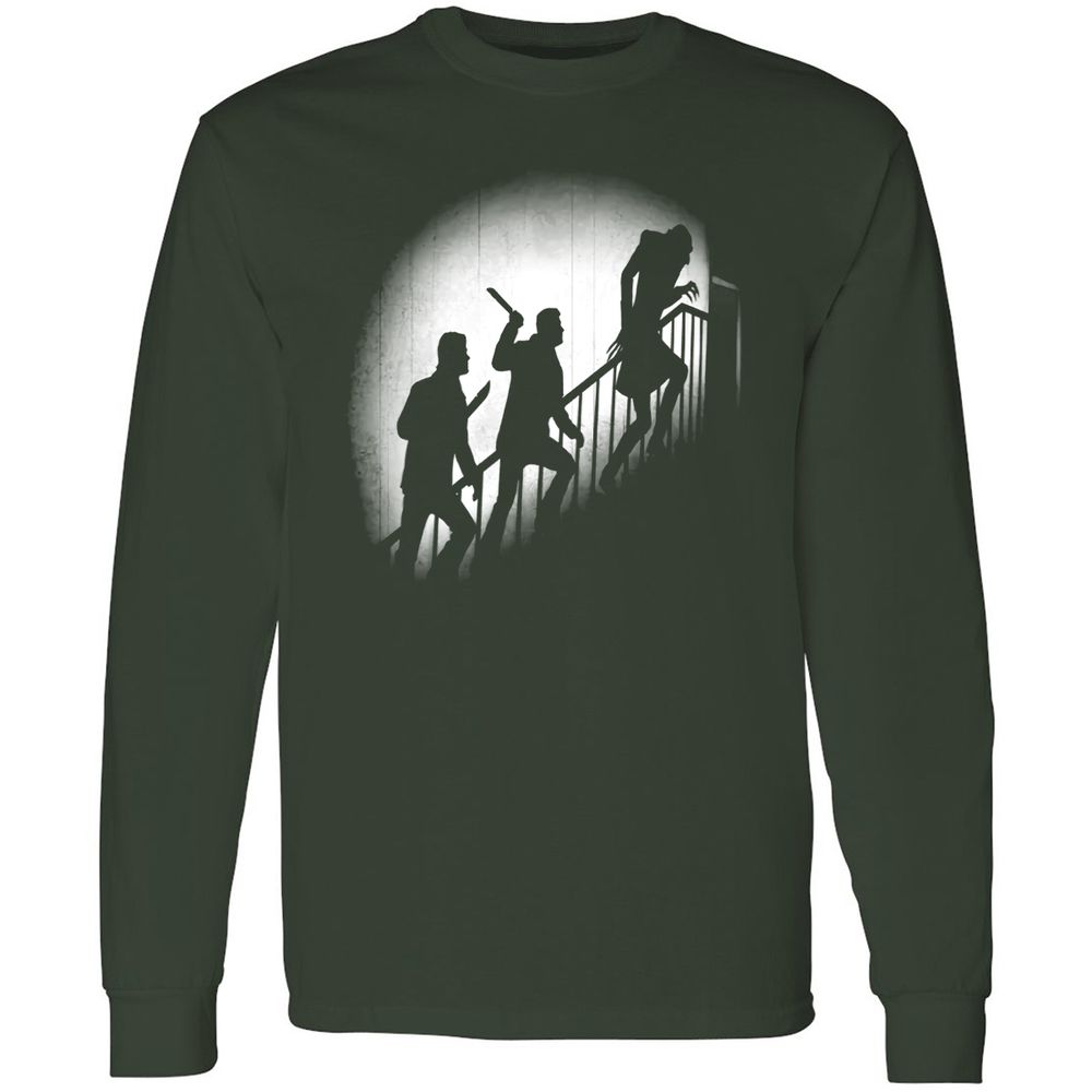Long Sleeve T-Shirt - 1BY6L2PP - Forest Green - 4