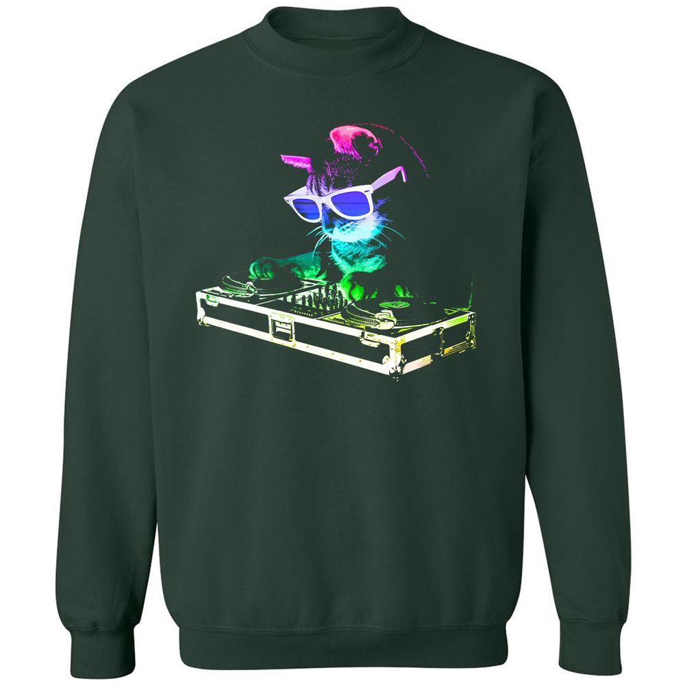 Classic Unisex Sweatshirt - 76LQEJ8U - Forest Green - 4