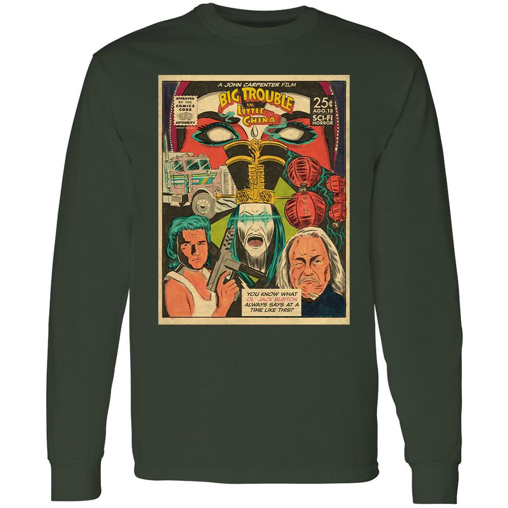 Long Sleeve T-Shirt - MDCLPNKG - Forest Green - 4