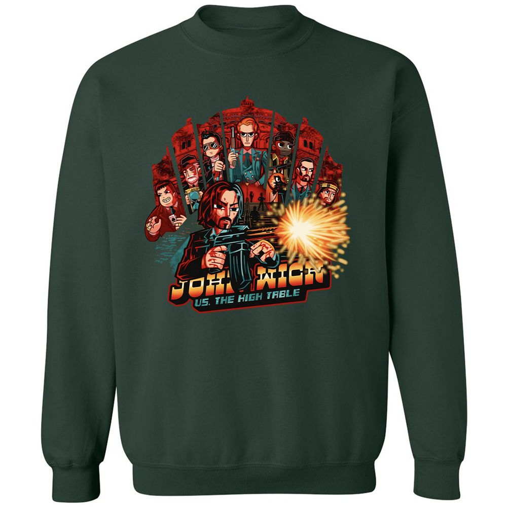 Classic Unisex Sweatshirt - B4N3WECA - Forest Green - 4