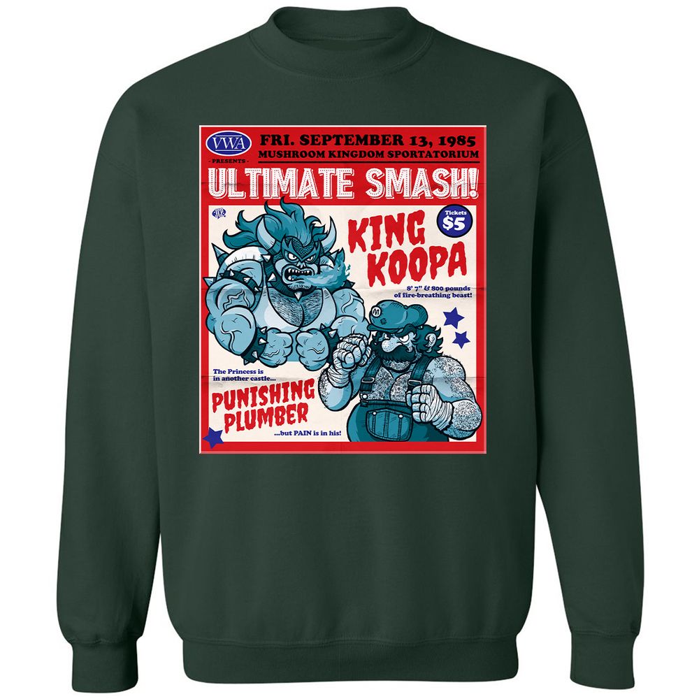 Classic Unisex Sweatshirt - F9M1C1QU - Forest Green - 4