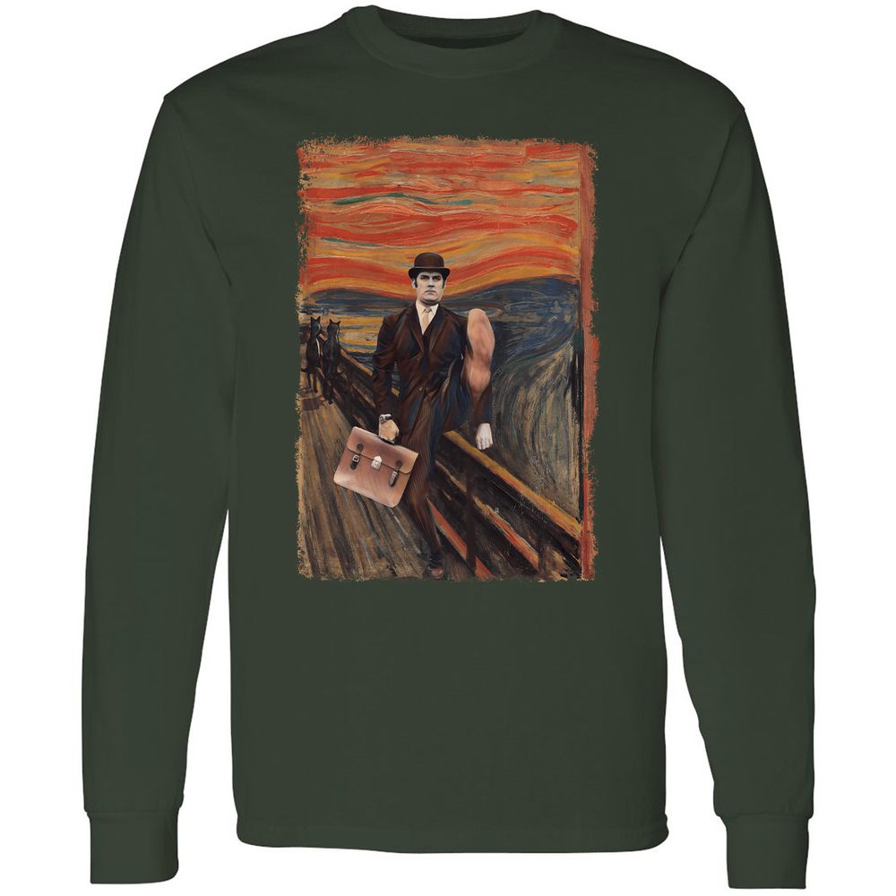 Long Sleeve T-Shirt - YUMENUXV - Forest Green - 4