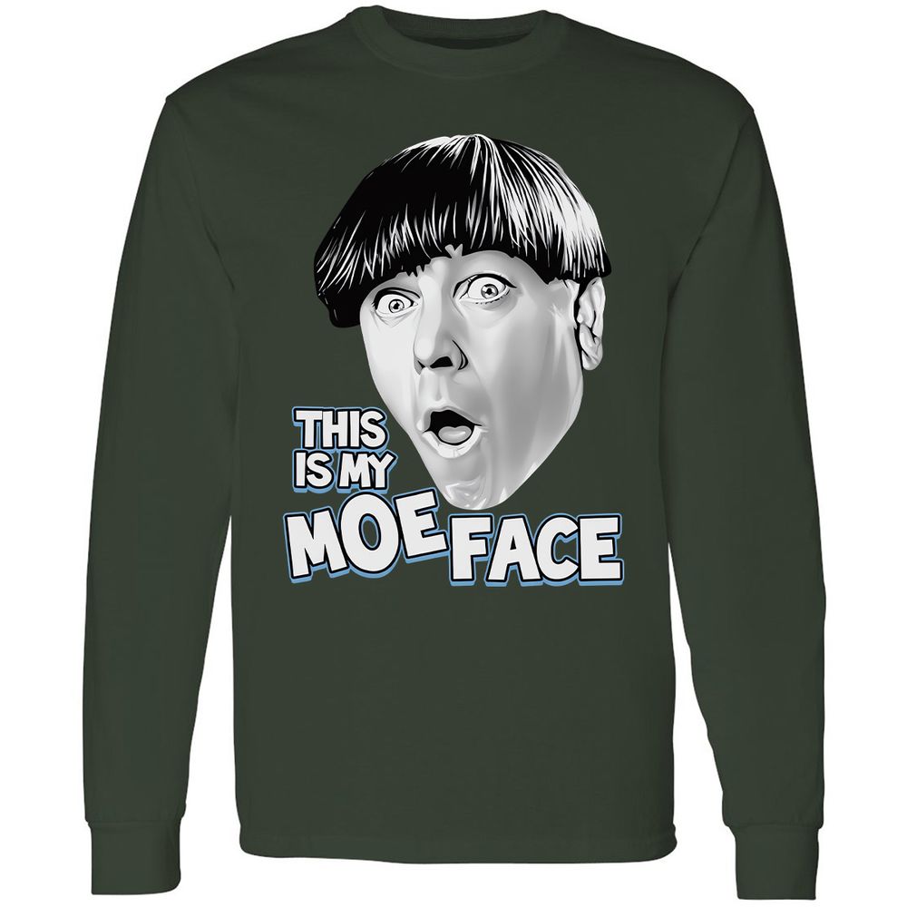 Long Sleeve T-Shirt - C8WGB5RB - Forest Green - 4