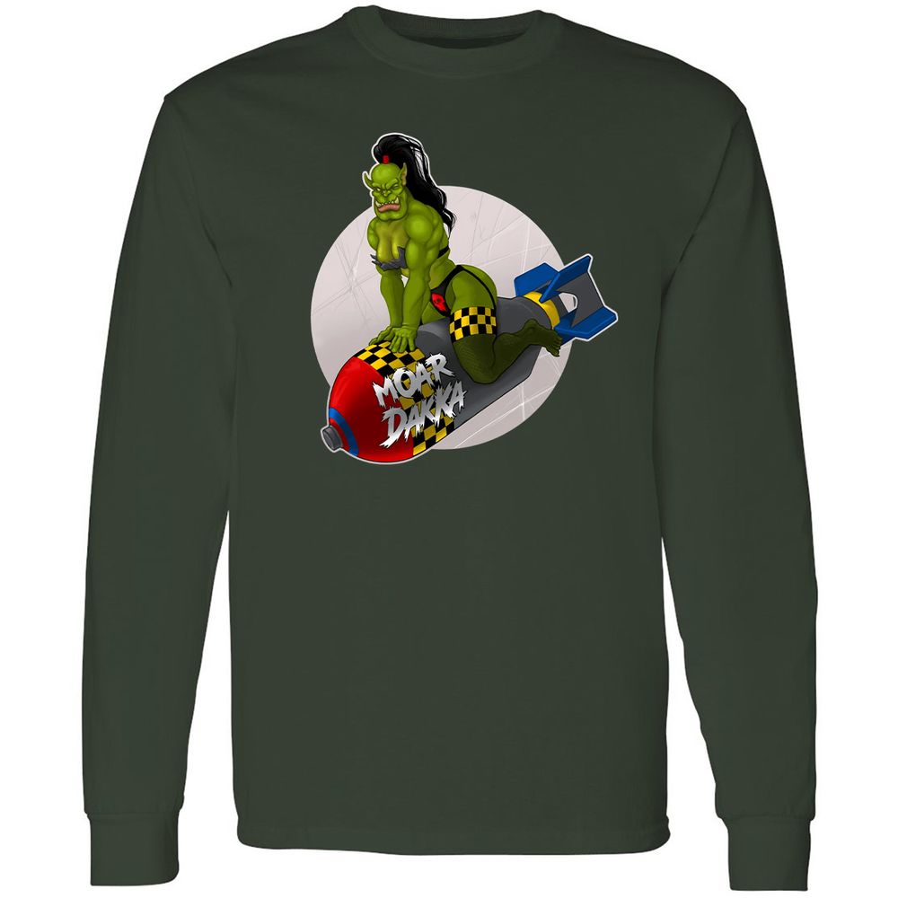 Long Sleeve T-Shirt - TUKBLHPP - Forest Green - 4