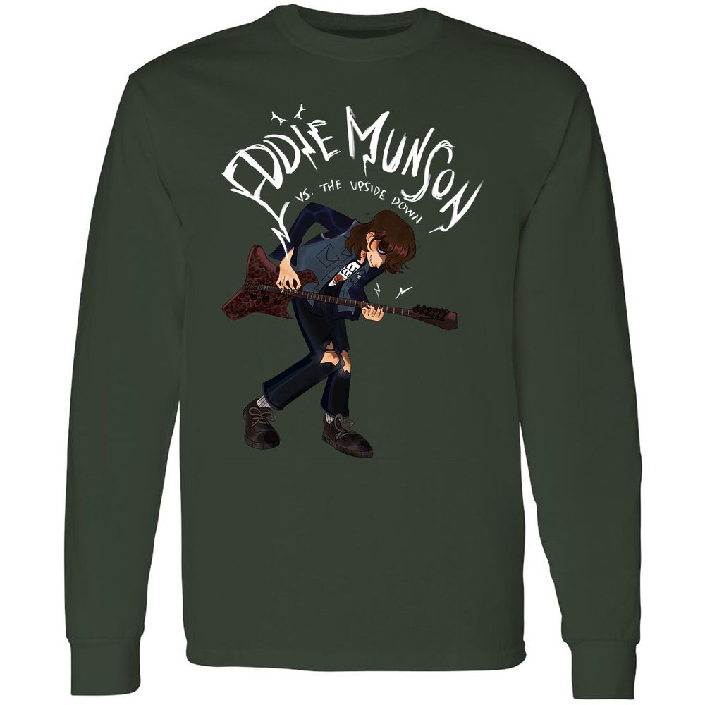 Long Sleeve T-Shirt - 7N1WURP2 - Forest Green - 4