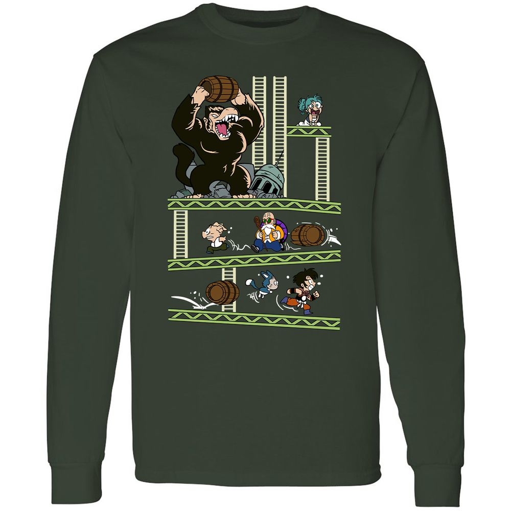 Long Sleeve T-Shirt - BNVSC3CV - Forest Green - 4