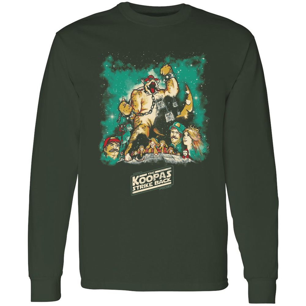 Long Sleeve T-Shirt - A1R6EWCD - Forest Green - 4