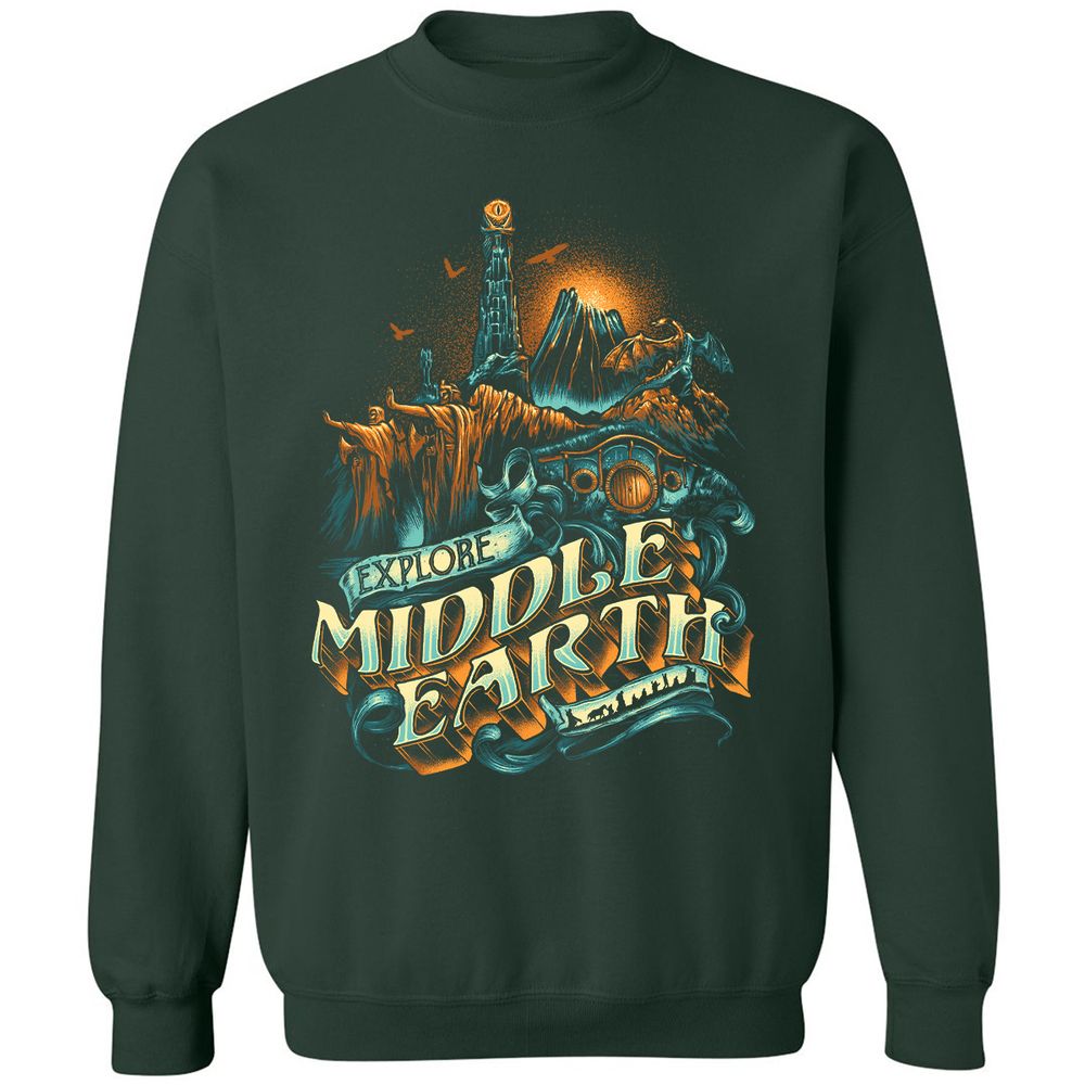 Classic Unisex Sweatshirt - KTCUDV19 - Forest Green - 4