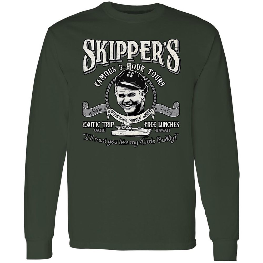 Long Sleeve T-Shirt - RVSWJZMS - Forest Green - 4