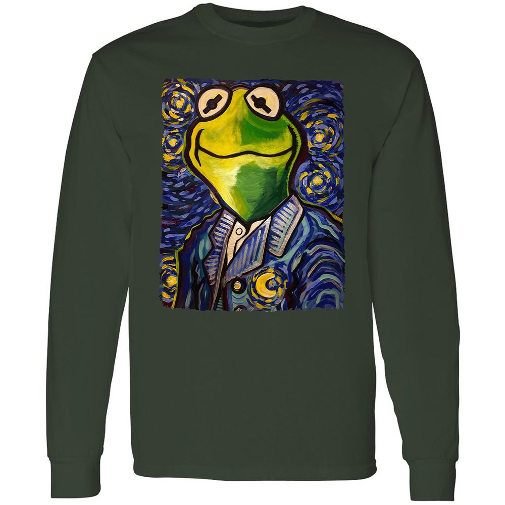 Long Sleeve T-Shirt - DDZKA8VR - Forest Green - 4