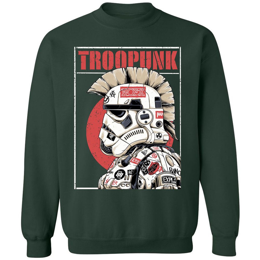 Classic Unisex Sweatshirt - DCBM9UXN - Forest Green - 4