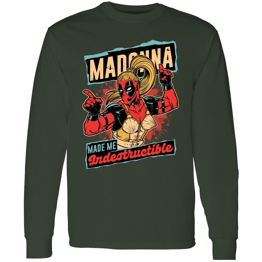 Long Sleeve T-Shirt - YCY1FWUT - Forest Green - 4