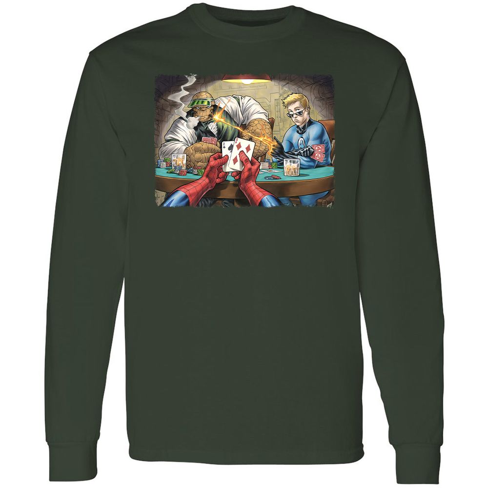 Long Sleeve T-Shirt - ZAZUC7XG - Forest Green - 4