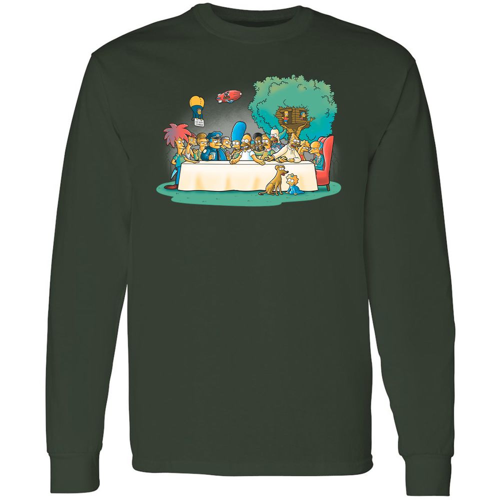 Long Sleeve T-Shirt - PMA55VB9 - Forest Green - 4