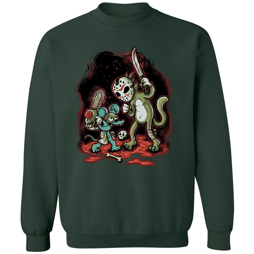 Classic Unisex Sweatshirt - 8VDV3HYS - Forest Green - 4