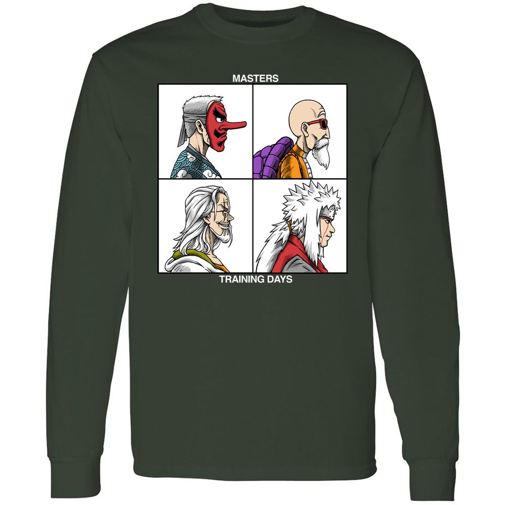 Long Sleeve T-Shirt - 3QRZQTMT - Forest Green - 4