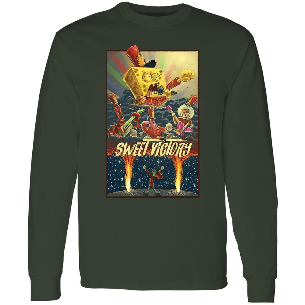 Long Sleeve T-Shirt - H1EQD94D - Forest Green - 4