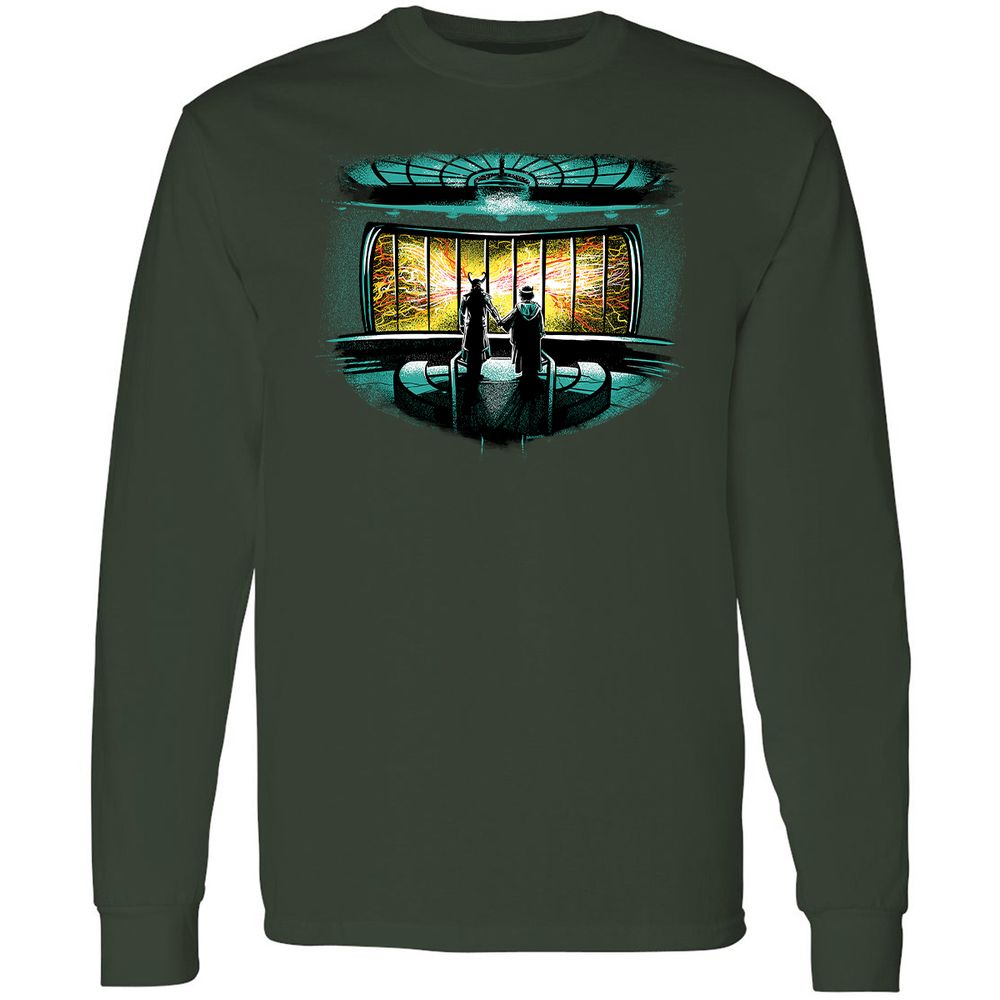 Long Sleeve T-Shirt - U7VANEFK - Forest Green - 4
