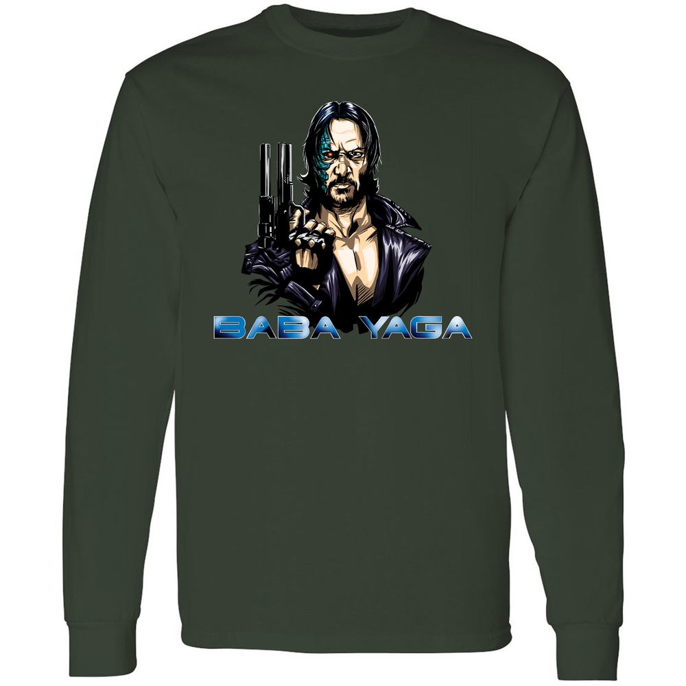 Long Sleeve T-Shirt - 24HVA8C8 - Forest Green - 4