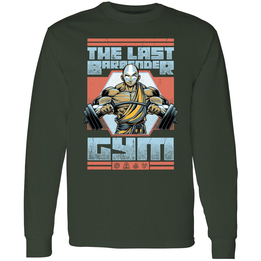 Long Sleeve T-Shirt - 6L64S9QK - Forest Green - 4
