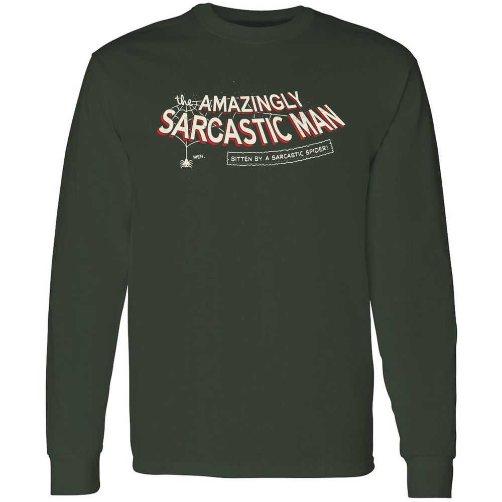 Long Sleeve T-Shirt - Q3F5K5HH - Forest Green - 4