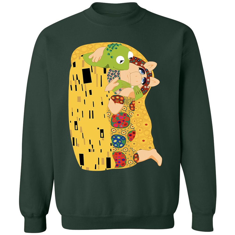 Classic Unisex Sweatshirt - V3ED4NHT - Forest Green - 4