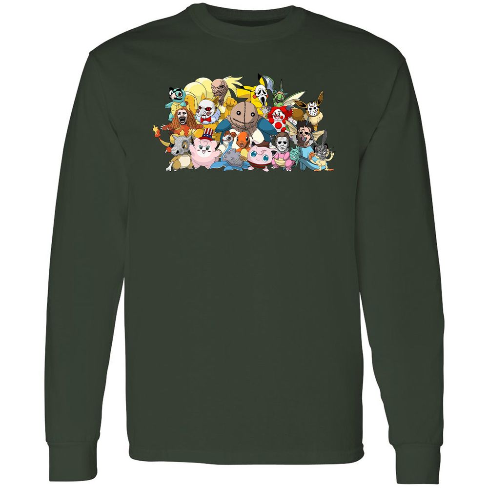 Long Sleeve T-Shirt - K49WMK76 - Forest Green - 4