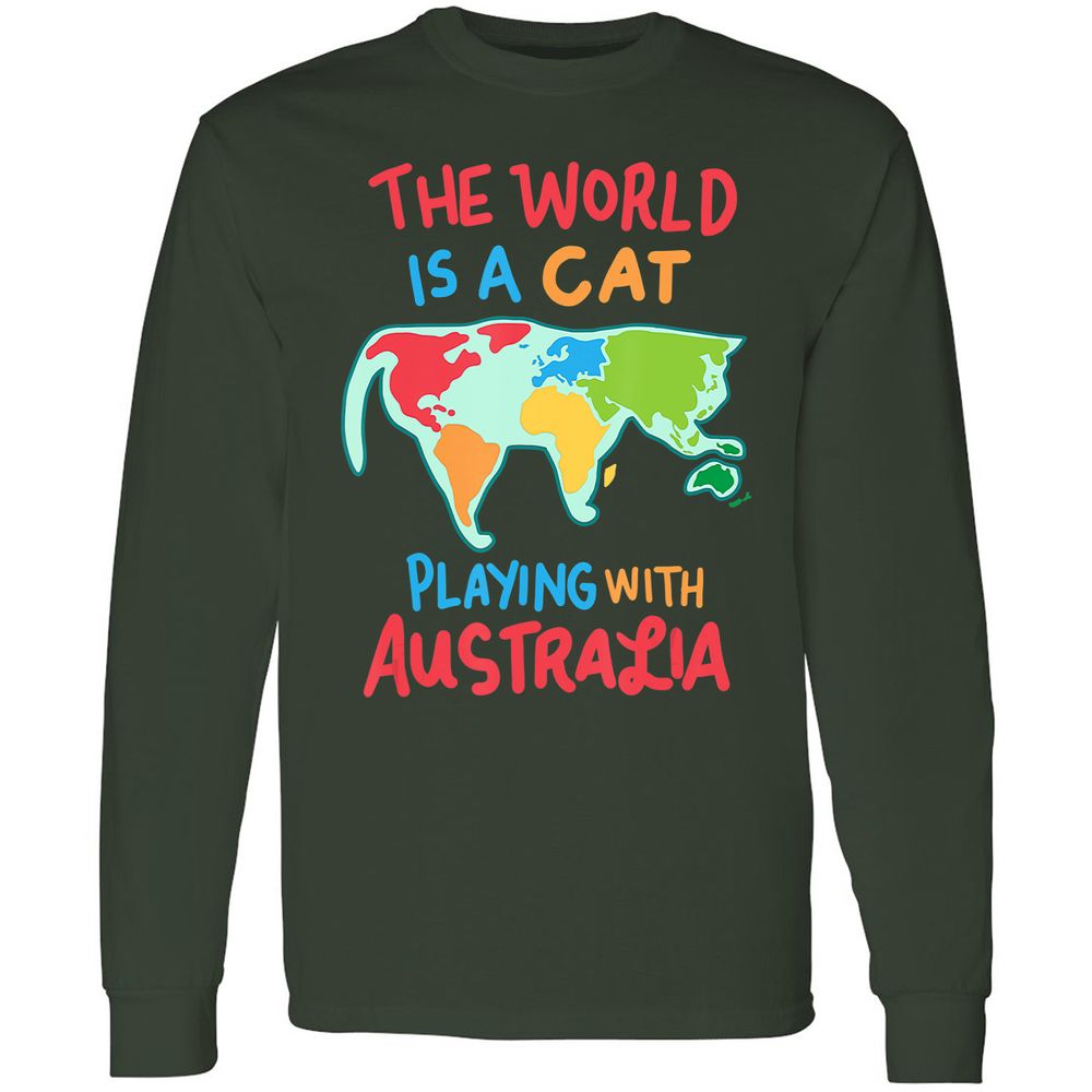 Long Sleeve T-Shirt - G51UP4T3 - Forest Green - 4