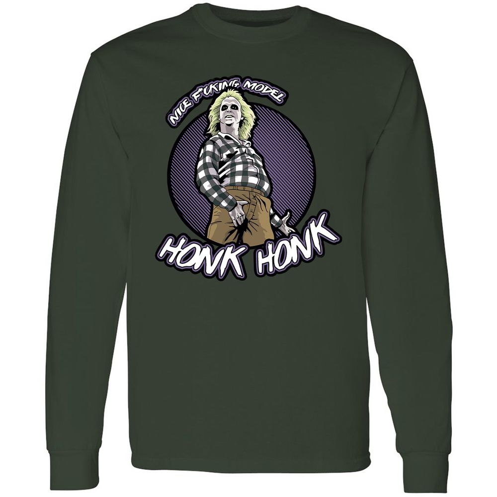 Long Sleeve T-Shirt - XXPWN493 - Forest Green - 4