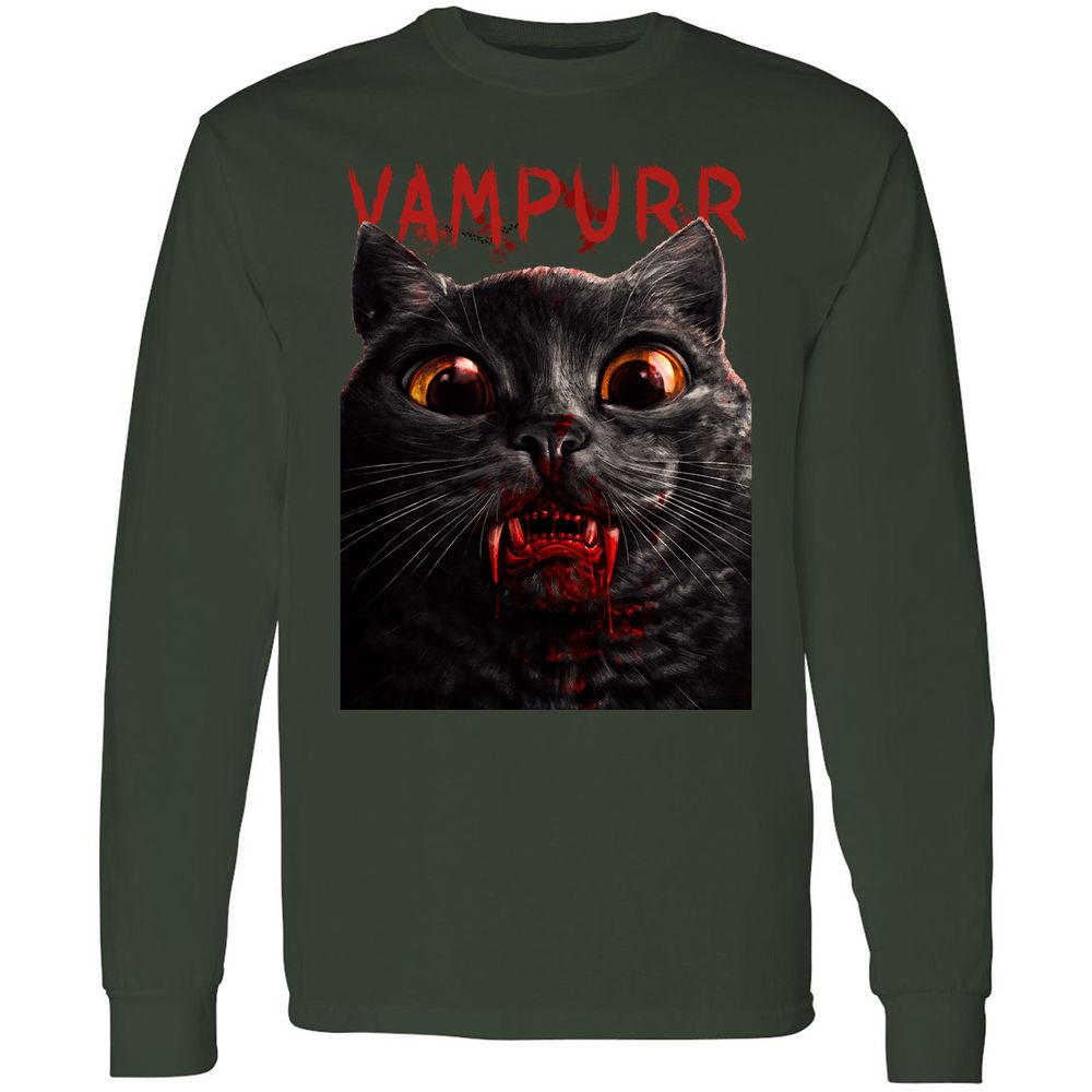 Long Sleeve T-Shirt - WAAS86FK - Forest Green - 4