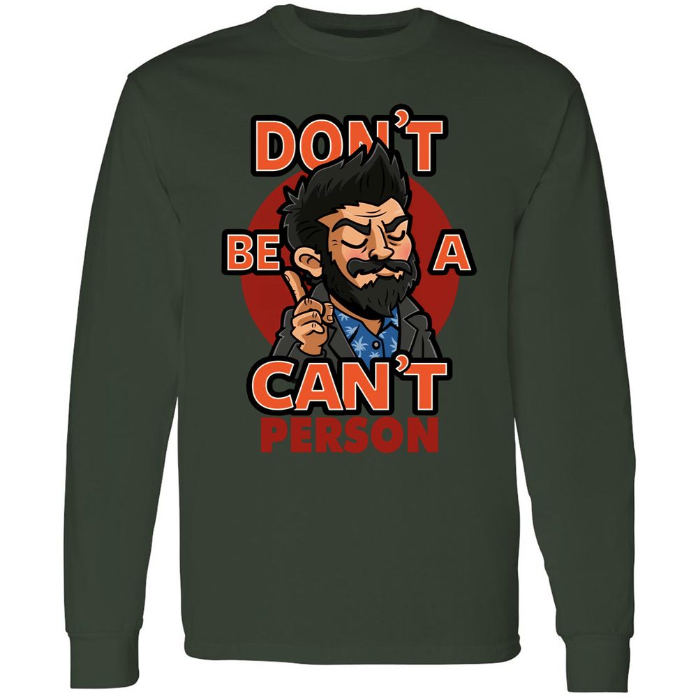 Long Sleeve T-Shirt - Q5VWLG6J - Forest Green - 4