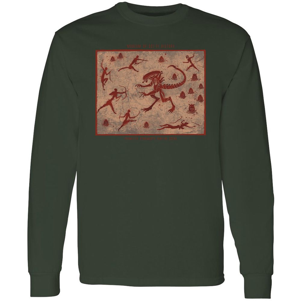 Long Sleeve T-Shirt - 1XZ6EASV - Forest Green - 4