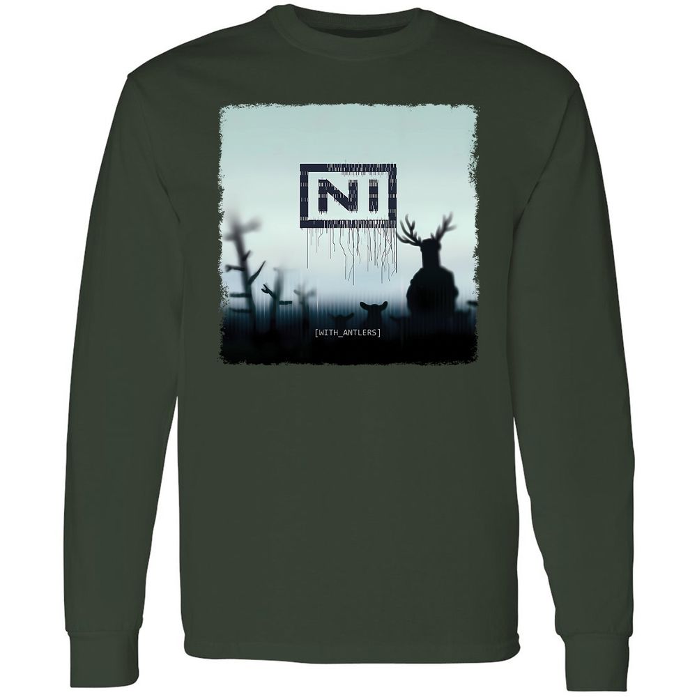 Long Sleeve T-Shirt - VUP1Y71Q - Forest Green - 4