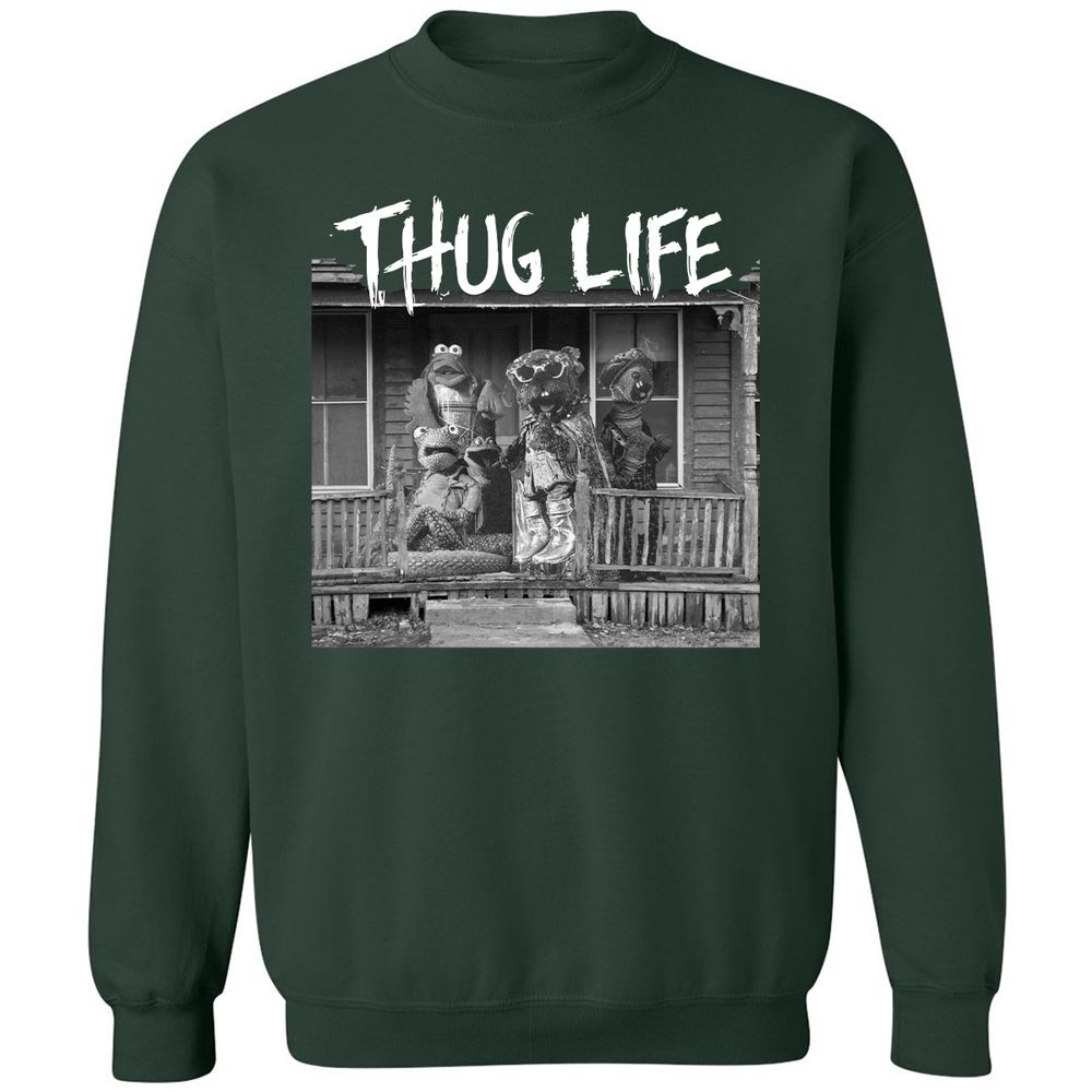Classic Unisex Sweatshirt - 5UGBUTGV - Forest Green - 4