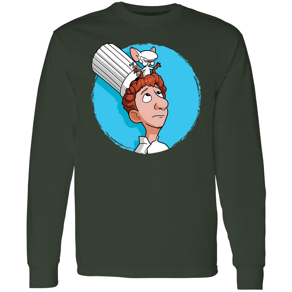 Long Sleeve T-Shirt - 1D4E92VK - Forest Green - 4