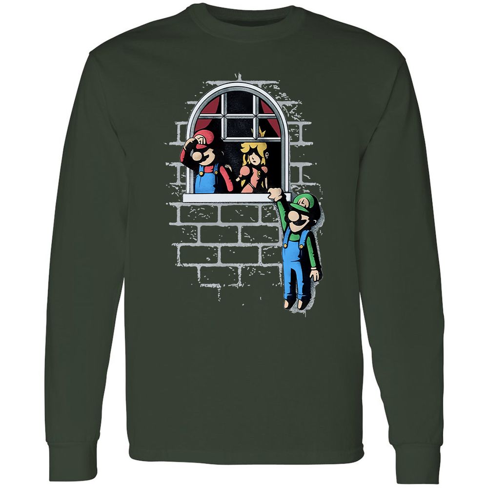 Long Sleeve T-Shirt - V5WH1QD8 - Forest Green - 4