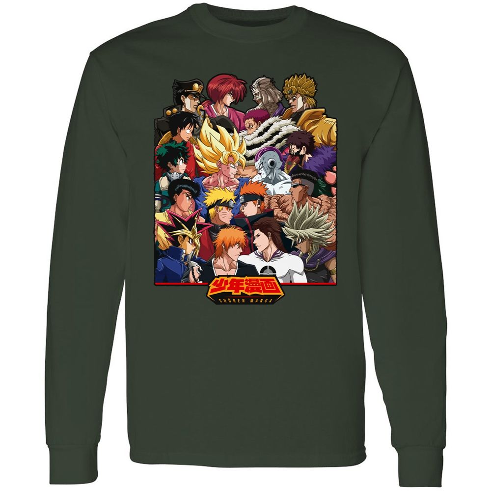 Long Sleeve T-Shirt - KUD3Y13E - Forest Green - 4