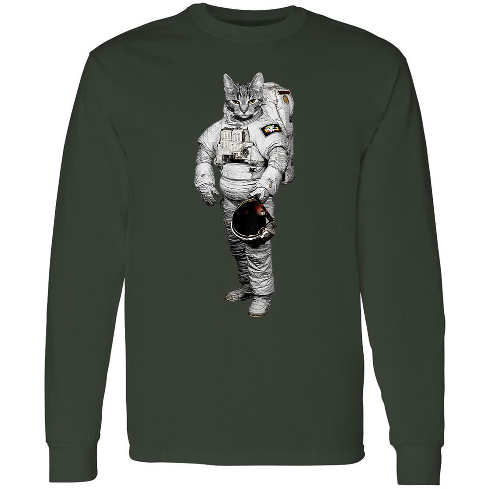 Long Sleeve T-Shirt - PRR7HJ2M - Forest Green - 4